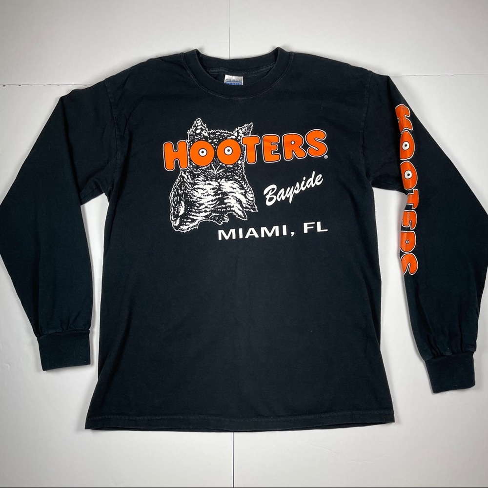 Hooters Miami Florida Long Sleeve Shirt Men’s M